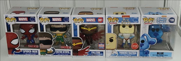 Assorted Funko POP Collectibles - $5 Each or 5 for $20