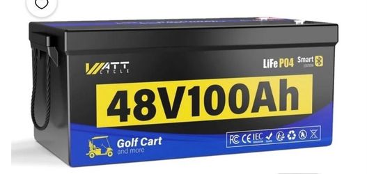 48V 100Ah Golf Cart Bluetooth LiFePOâ‚„ Lithium Battey - 200A BMS