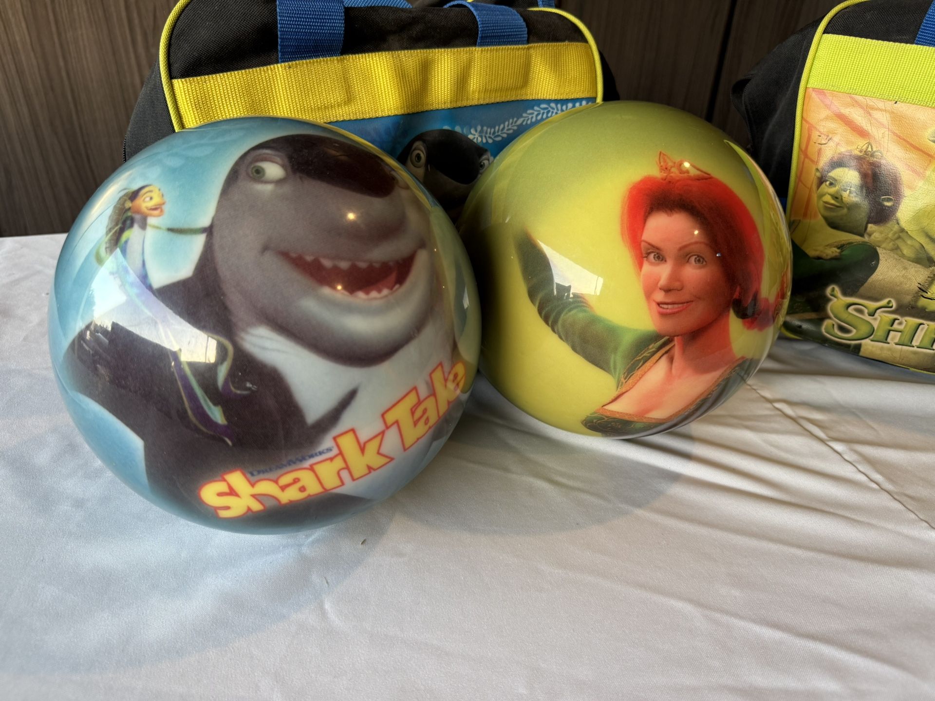 Bowling Ball, Bowling, Disney, Shrek, Shark Tail