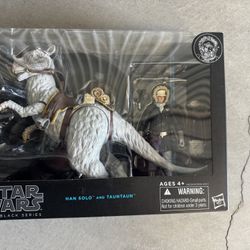 Star Wars Black Series Han Solo and Tauntaun 6-inch Deluxe Figure Set 2014 Model
