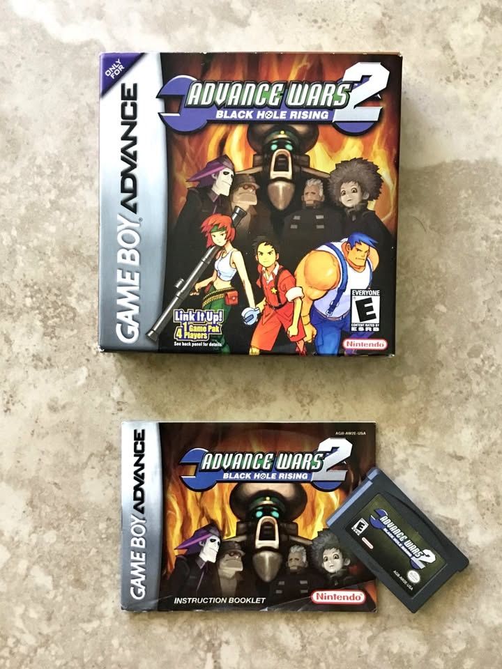 Vintage Nintendo Game Boy Advance Advance Wars 2: Black Hole