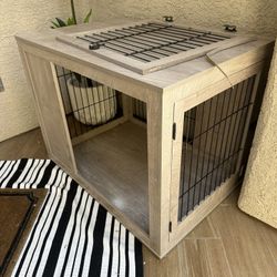 Wood Dog Kennel Crate Medium Large 