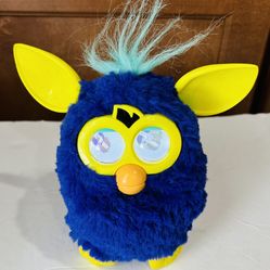 Furby Boom Starry Night Blue Yellow Hasbro Interactive Animated Toy   Works
