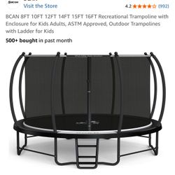 14 Ft Trampoline 