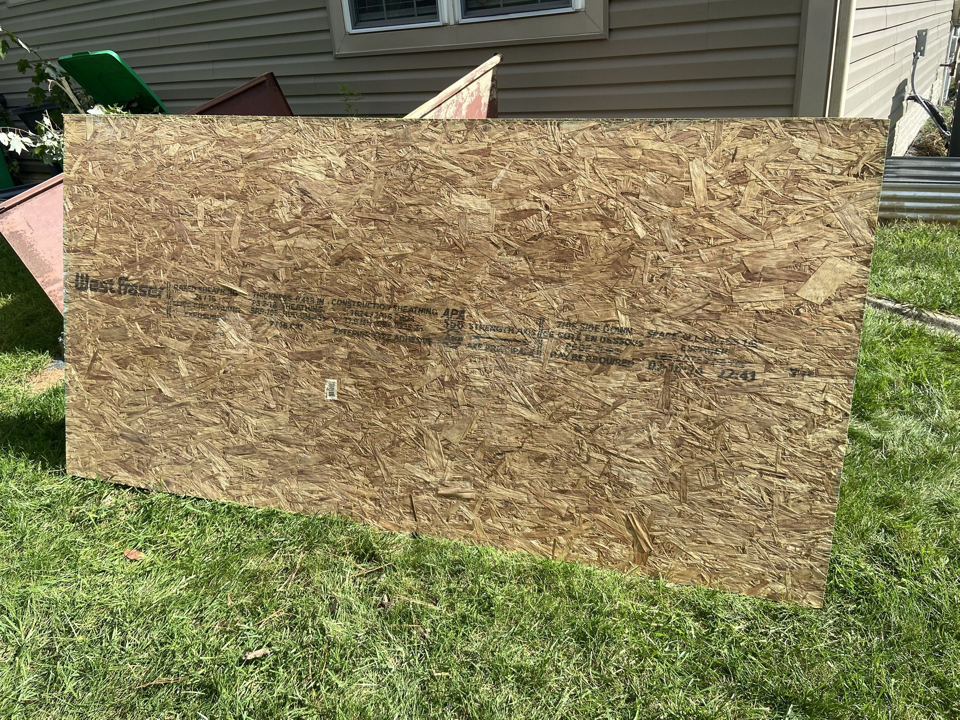 7/16 Inch OSB Sheet 4x8