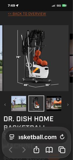dr dish home basketball