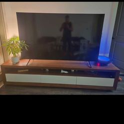 TV Stand For 85" TV (Real Wood)