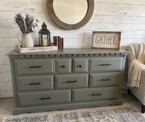 Long vintage dresser- delivery available