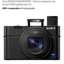 Sony RX100 VII (RX100 M7) 20MP 4K Compact Camera + 64GB SD Card