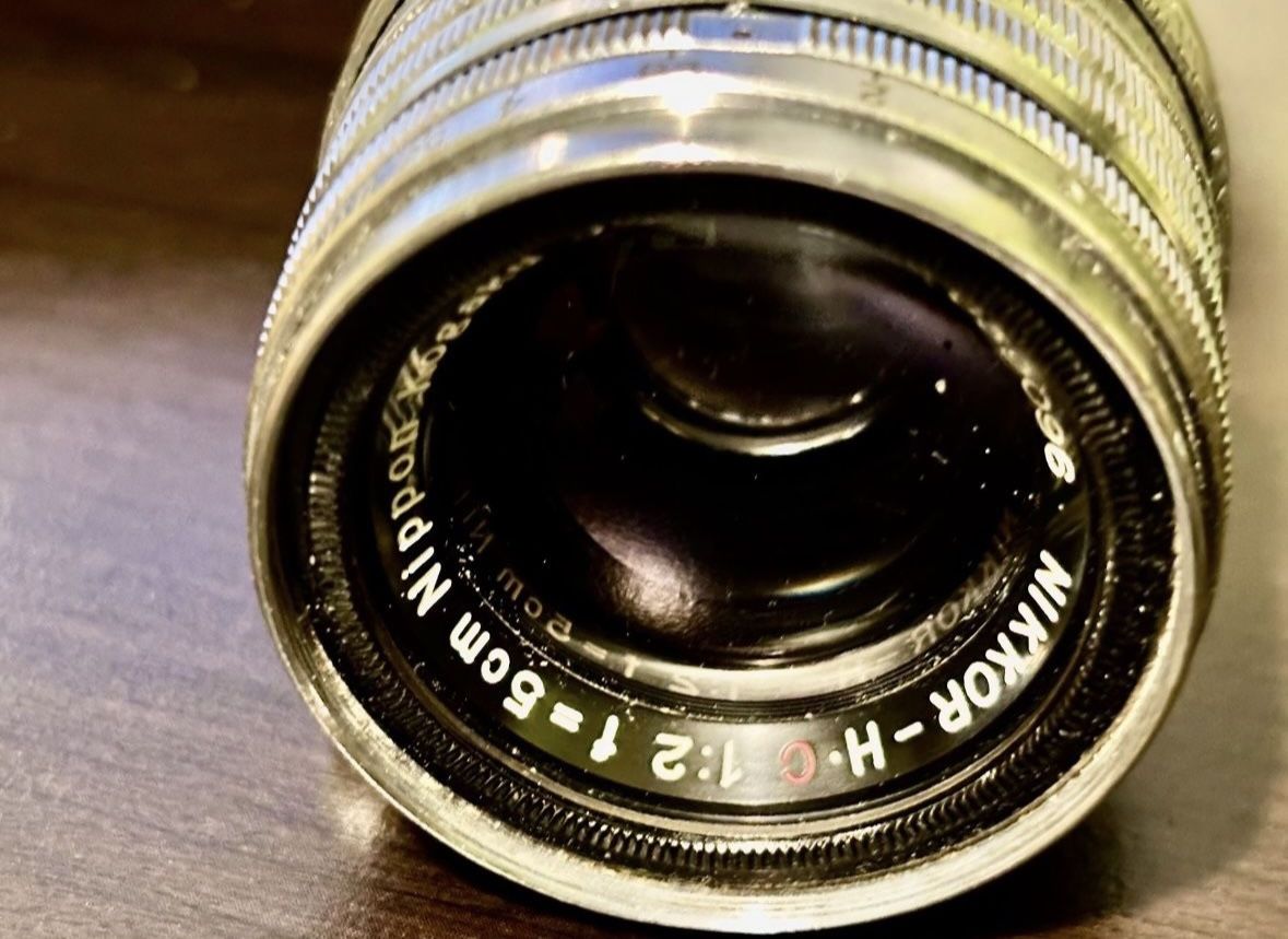 Nikon Nikkor Lens 50 mm. L 39. Vintage 