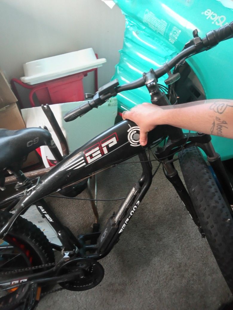 Ebike Fatboy Ep 002 Used Back Tire Popped