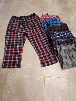 Men's flannel pajamas, lounging pants XL and 2XL Nice condition $2 each