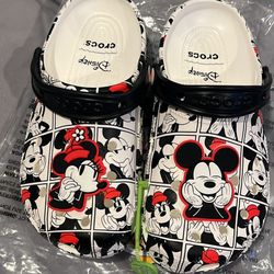 Minni And Mickey Crocs 