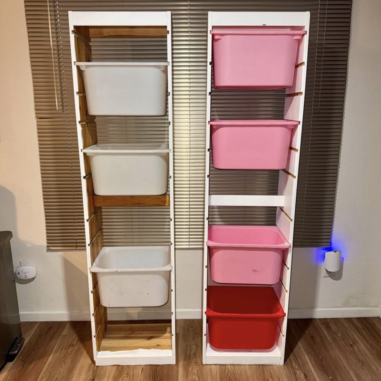 Tall Storage Shelves Bins