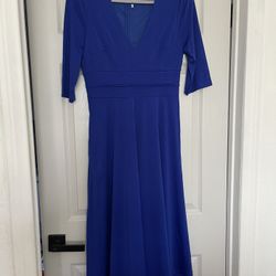 Royal Blue Dress w/ Pocket