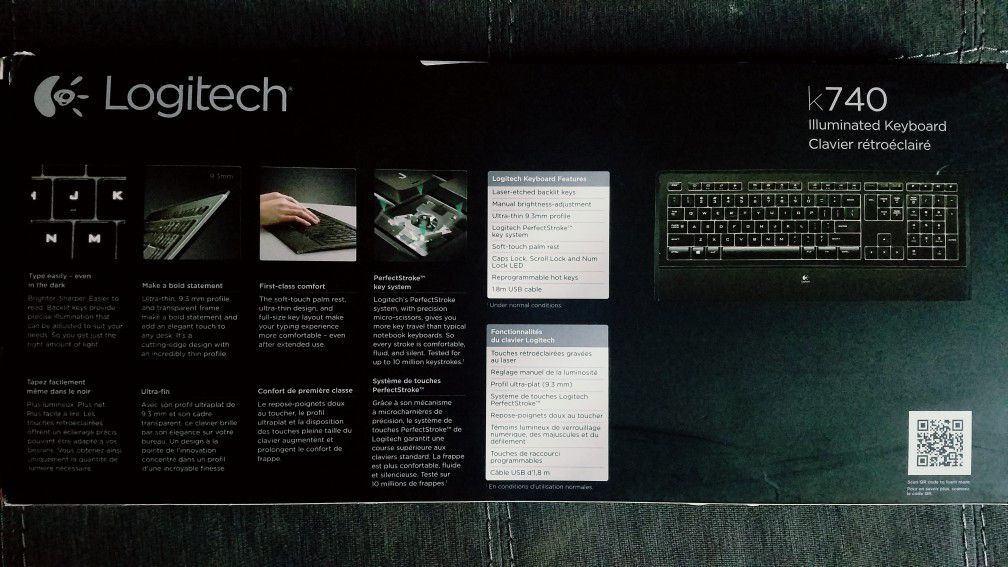 Logitech k740 illuminated computer keyboard for Sale in Los Angeles, CA -  OfferUp