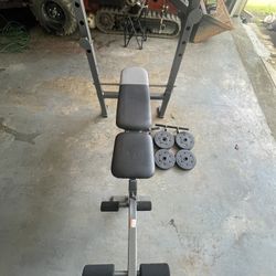 BENCH AND WEIGHT 