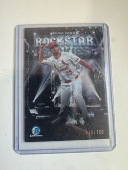 Rookie star Thomas Saggese card number to 150