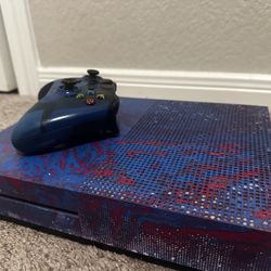 Hydro Dipped Xbox One S With Controller And 2 Games 