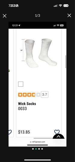 NEW ReFrigiwear Socks for men