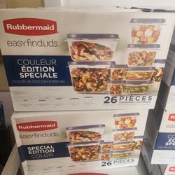 Rubbermaid Tupperware Sets 14$  2 For 27$