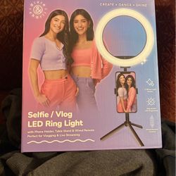 Selfie/Vlog LED Ring Light with Table Stand