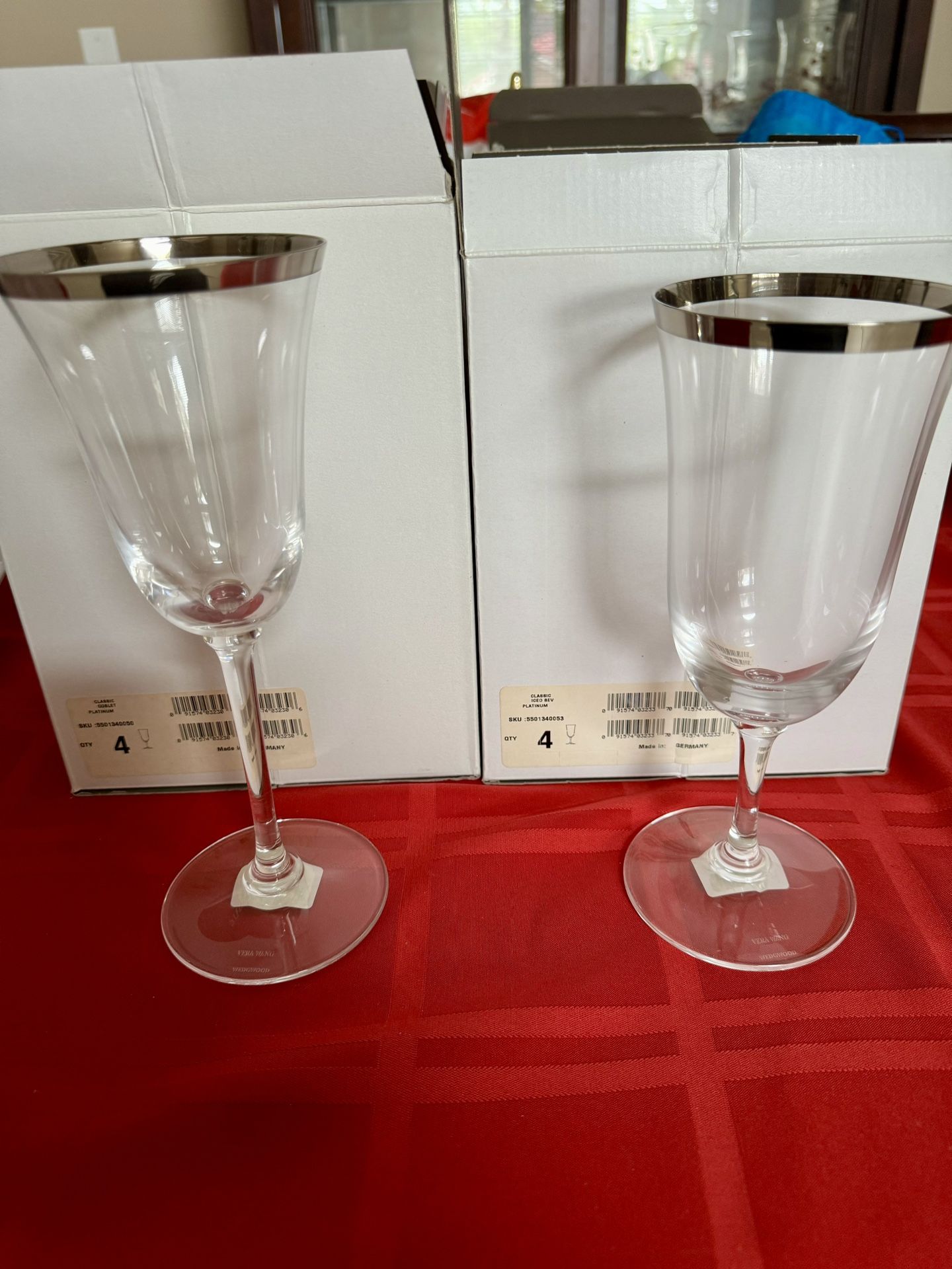 Vera Wang Wedgwood crystal glasses classic (16 total)