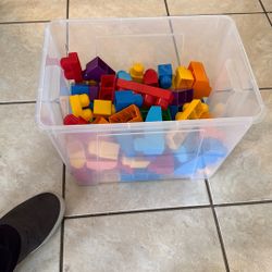 Mega Building Block With Container