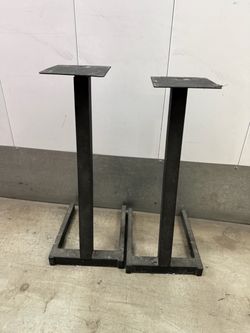 Metal Adjustable Speaker Stands Studio Monitors Audio Stereo