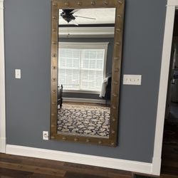 Restoration Hardware Illuminated Hung Mirror