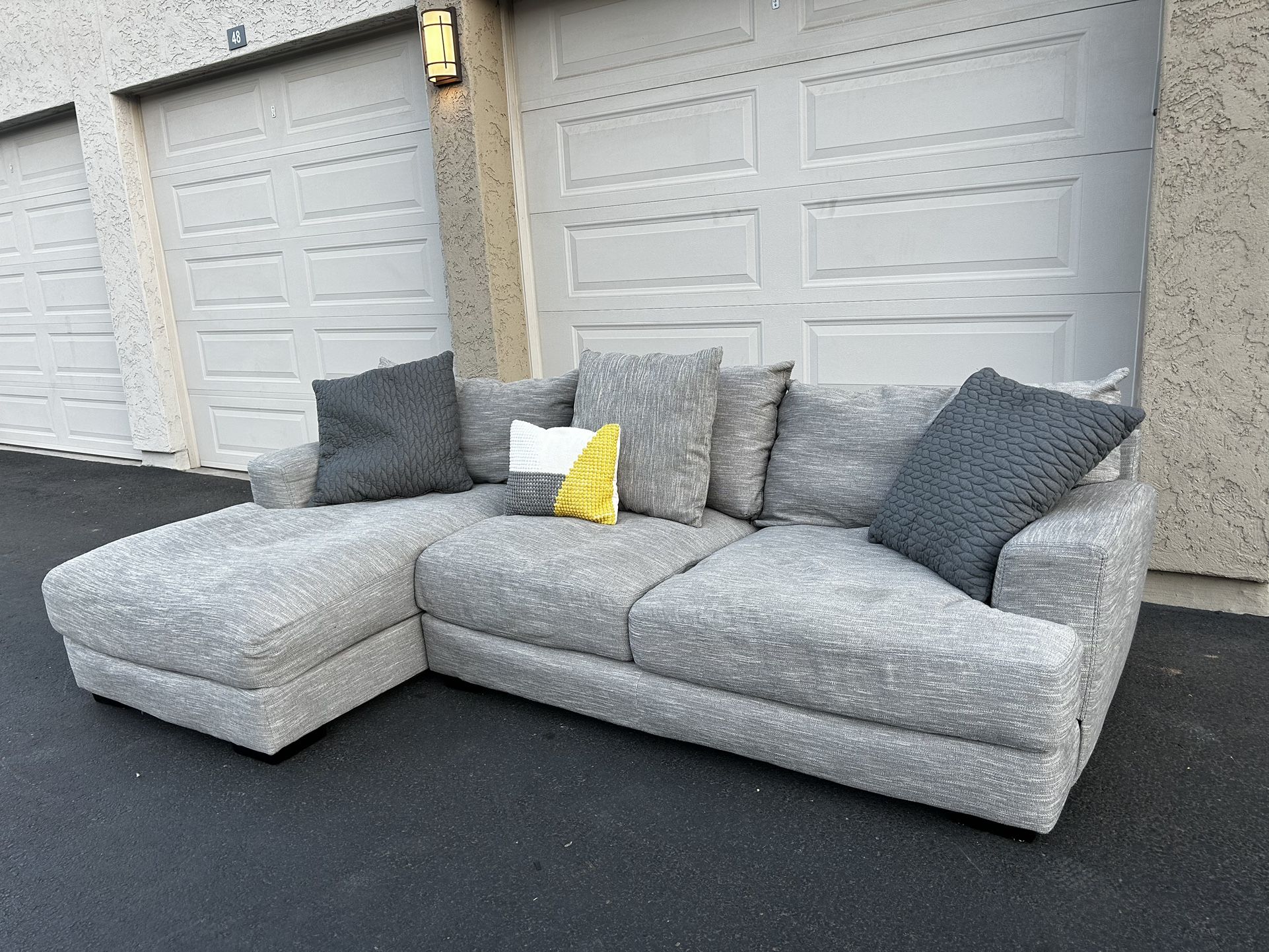 Grey Sectional For Sale