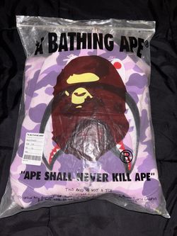 Lavender bape zip up