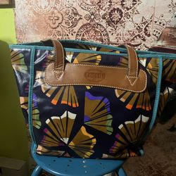 Fossil multicolored bag