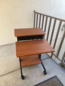 Rolling Computer Desk / Workstation