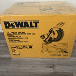 Dewalt 12 double bevel compound miter saw