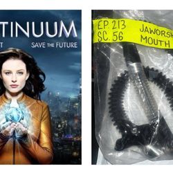 TV PROP - CONTINUUM Stefan Jaworski (Mike Dopud) Screen Used Neck & Mouth Tube