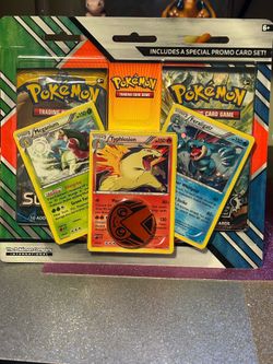 Pokemon 2 Pack Blister Pack Meganium, Typhlosion & Feraligatr