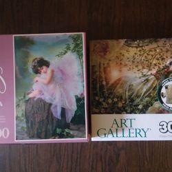 Lot Of 2 Jigsaw Puzzles 8.00