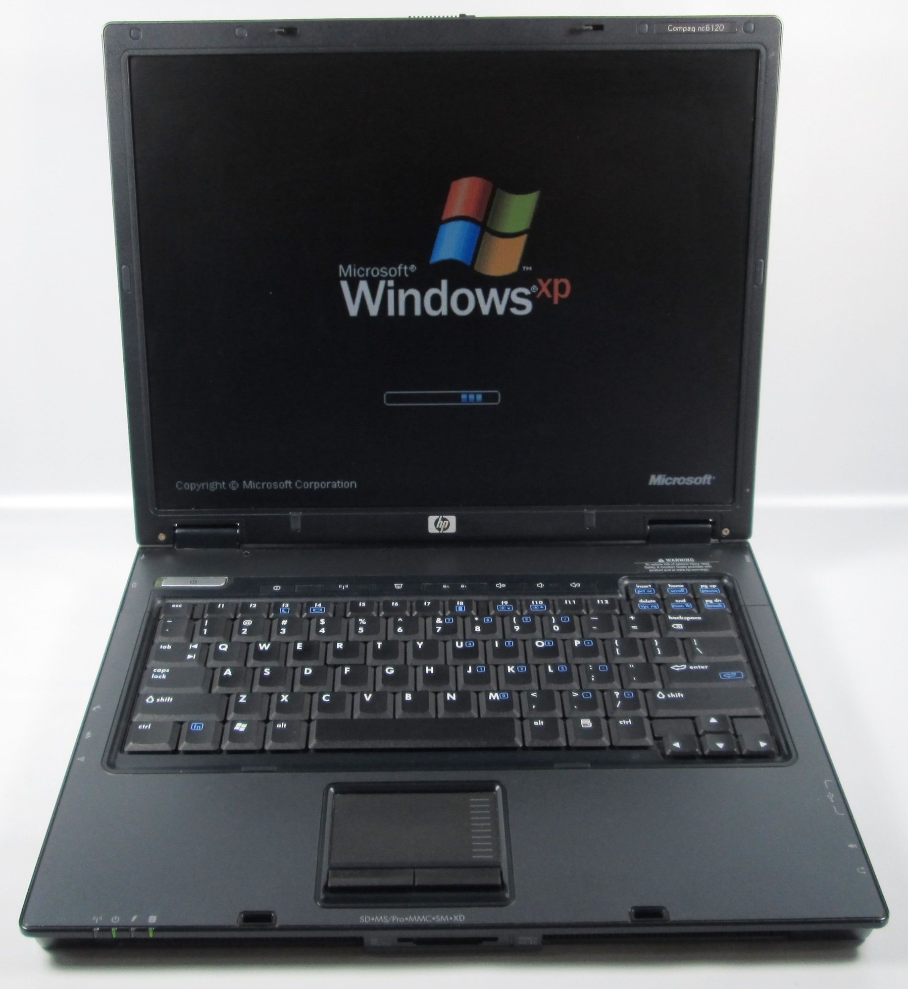 HP Compaq nc6120 15" Notebook Laptop Windows XP SP3 Home Edition, Microsoft Office, Wifi, DVD (40GB 512MB)