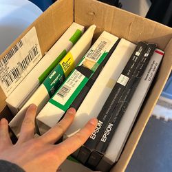 Mixed black and white photo paper