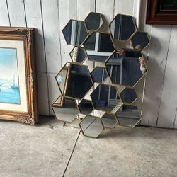 Honey Comb Mirror 