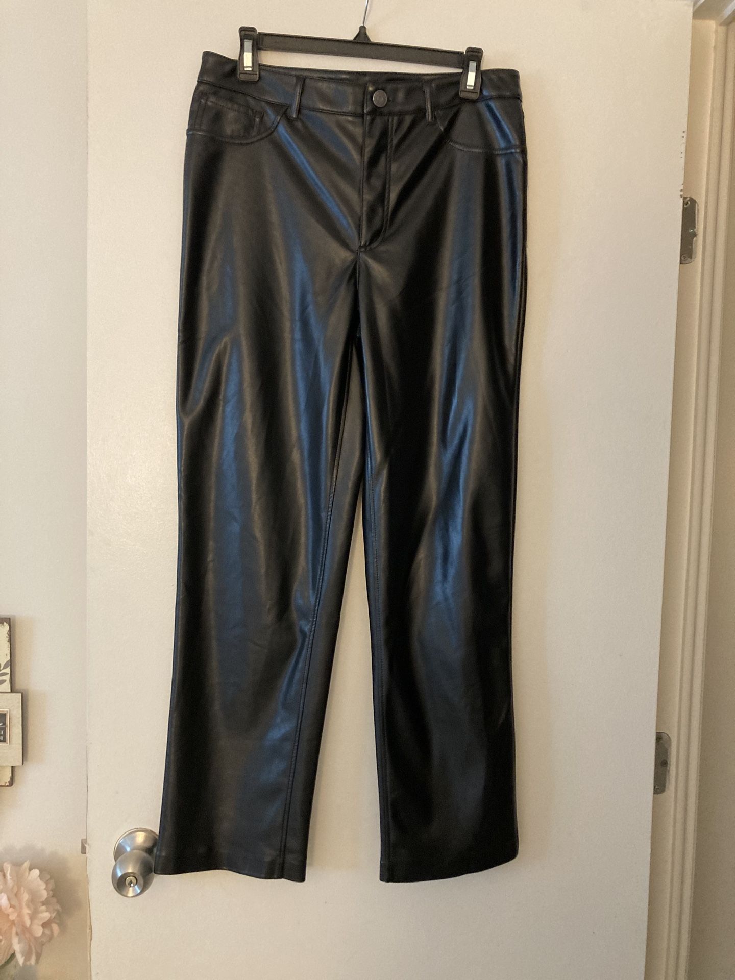 Faux Leather Pants