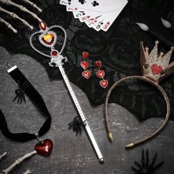 Queen Of Hearts Accessories (read description)