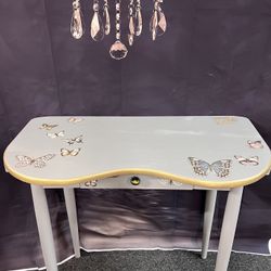 Custom Painted Vanity Desk Butterflies 🦋 