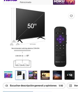 Televisor Hisense de 50 pulgadas
