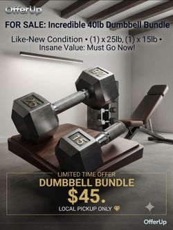Elevate your home gym with these high-quality, individual iron weights!