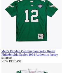 Randall Cunningham - Mitchell & Ness Jersey. Never Worn. Brand New