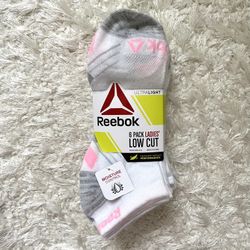 Reebok Women's Cushion Low Cut Socks, 6-Pack