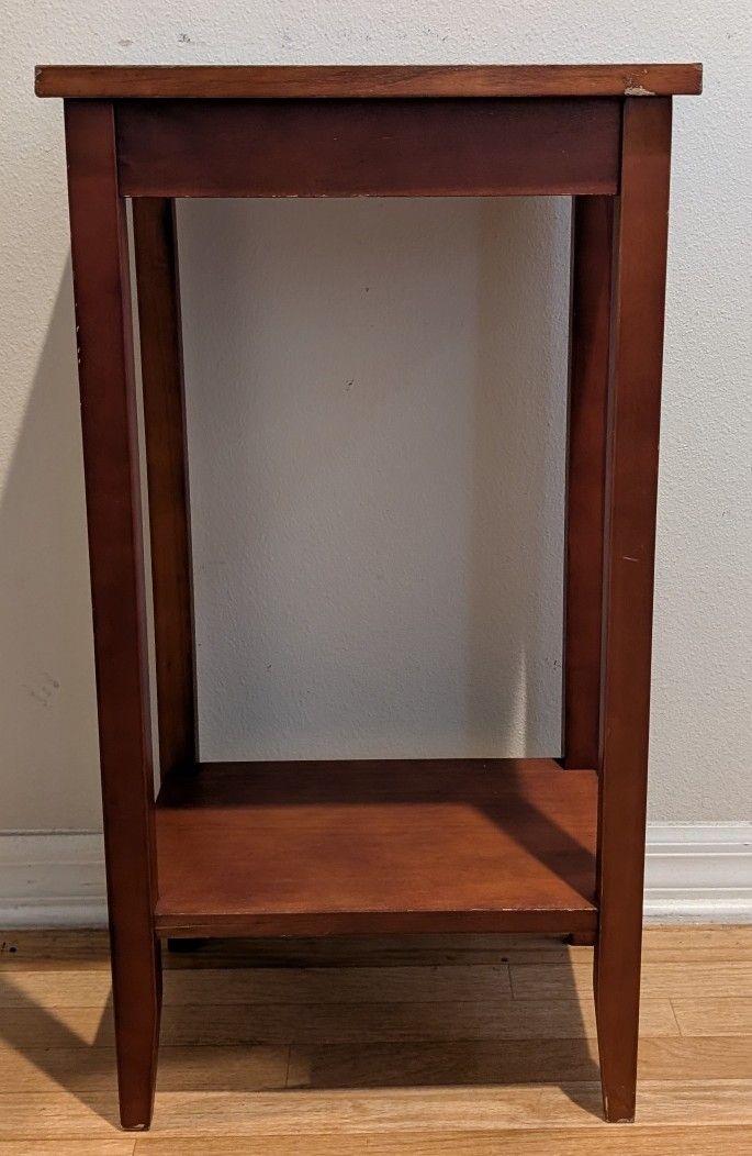 Rectangular Wood Side Table