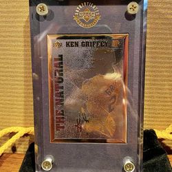 Vtg Upper Deck Ken Griffey Jr. Special Edition 24K Golden Card Collectible